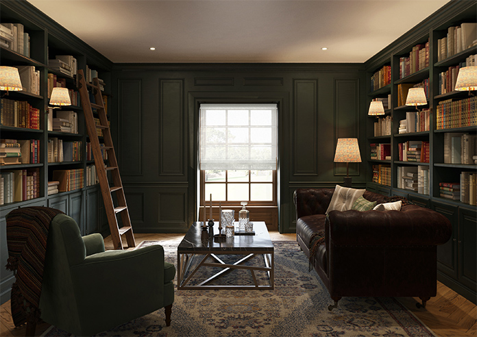 Kalahari Voile, Ghost White - Roman Blind - Image 8